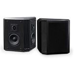 Fluance Elite High Definition 2-Way Bipolar Surround Speakers for Wide Dispersion Surround Sound in Home Theater Systems - Black Ash/Pair (SXBP2)