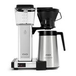 Moccamaster 79112 10-Cup Coffee Brewer with Thermal Carafe, Polished Silver