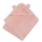 Natemia Organic Hooded Baby Towel – Ultra Soft and Absorbent Cloud Touch Cotton Hooded Bath Towels for Babies, Toddlers