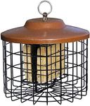 More Birds Squirrel-X Double Suet Feeder, Outdoor Wild Bird Feeder, Cage Bird Feeder, 2 Suet Cake Capacity