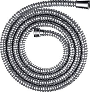 hansgrohe Metaflex Shower Hose 2.00 m, Anti-Kink and Flexible, Chrome Effect Coil wrap 28264000