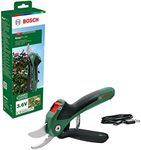 Bosch Cordless Secateurs EasyPrune (Integrated 3.6 Volt Battery; 450 Cuts per Battery Charge; Rechargeable with Micro-USB Cable; in Carton Packaging)