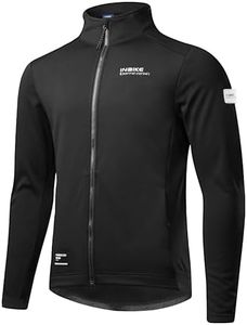 INBIKE Chaqueta Ciclismo Hombre Invierno Chaqueta Cortavientos Térmico Polar Maillot Bicicletas Alta Elasticidad Softshell Chaqueta MTB Invierno Ropa Abrigos Deportivos LS023-L