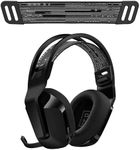 kwmobile Headband Pad Compatible with Logitech G733 / G335 / G535 Headphones - Elastic Nylon Replacement - Black/White