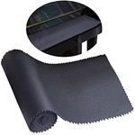 Mooson Piano Keyboard Anti-Dust Cover High Technology Fabric Key Cover Cloth Fit For Upright Piano, Electric Piano & Grand piano (Dark blue) (Black)