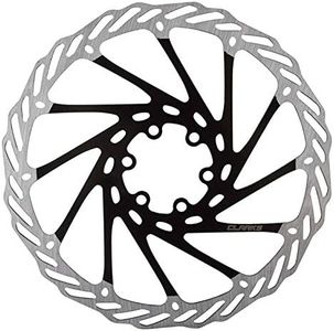 Clarks CL 6 Bolt Disc Brake Rotor, 180 mm Size, Black