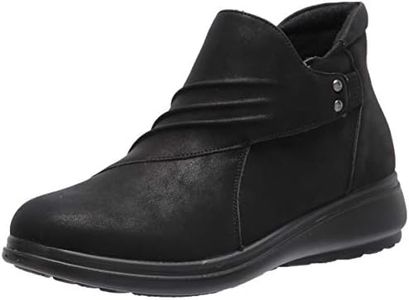 Easy Street Women's Ankle Boot, Black Matte, 6.5 Narrow