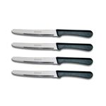 Cuisinox STK-4 Steak Knife, Set of 4, Black