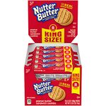 Nutter Butter King Size Peanut Butter Sandwich Cookies, 10 x 3.5 Ounce (Pack of 10) - Net Weight 1 KG (2 LB)