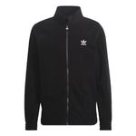 adidas Originals Men's Adicolor Classics Trefoil Teddy Fleece Jacket, Black, Large