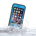 iPhone 6/6s(4.7") Waterproof Case ShockProof IP68 Certified With Touch ID SandProof Snow Proof Waterproof Shockproof Full Body Protective Cover for iPhone 6/6s-Light Blue