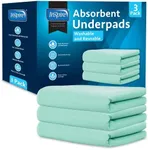 Inspire Super and Ultra Absorbent Reusable Bed Pads (23" X 36" Reusable 3 Pack)