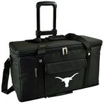 Texas University at Austin Officially Licensed Travel Cooler with Wheels- 64 Can Capacity- Collapsible Leakproof Cooler- Designed & Quality Approved in The USA