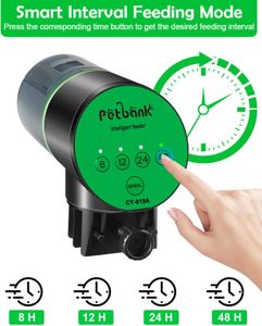 Petbank Automatic Fish Feeder – Battery Operated Aquarium Food Dispenser with Timer