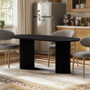 Dining Table – Durable & Sustainable Materials, Easy Assembly, Stable & Sturdy, Modern Design with Ergonomic Comfort, Protective Finish, Affordable Premium Features for Family & Entertaining
