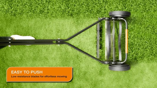 Flymo H400 Push Cylinder Lawn Mower – Manual Grass Cutter