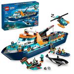 LEGO City Arctic Explorer Ship 60368 Building Toy Set (815 Pieces)