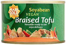 Marigold Health Foods Soyabean Vegan Braised Tofu 225g (Pack of 6)