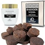 Mamoul Oud Fume 80g (Pressed Resin) | Use with Charcoal Incense Discs or Electric Incense Burner (Carbon para Quemar Incienso) | Arabian Home Fragrance and Bukhoor Burners Hair Comb