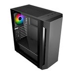 SaharaGaming C501 Mid Tower Computer Case – E-ATX/ATX/MATX/ITX High Airflow – Includes 3 x Front 14c0mm Silent Hawk And Rear 1 x 140mm SYNC Bullseye Master ARGB Fans Preinstalled