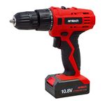 Amtech V6505 Cordless Drill Driver with 10.8V Li-Ion Rechargeable Battery, 17 Torque Settings