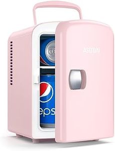 AstroAI Mini Fridge 4L Portable Thermoelectric Cooler Pink