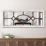 TopCity Farmhouse Mirror for Wall D