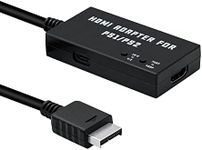 Mcbazel HDMI Adapter for PS2/PS1, PS1/PS2 to HDMI Adapter Converter Support 4:3/16:9 Screen Aspect Rtio Switch and Switching 480p/720p Resolution