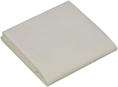 DMI Waterproof Flannel Rubber Sheet Bed and Furniture Protector, 36 x 72, White