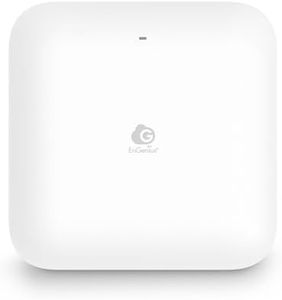 EnGenius ECW520 Wi-Fi 7 Tri-Band Indoor Access Point – 10.8 Gbps Speeds, 2x2x2 MU-MIMO, 2.5GbE PoE+, 2.4/5/6GHz, 320MHz Channels, 1,200 Sq Ft Coverage, Cloud Managed, AC Adapter NOT Included