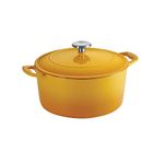 Tramontina Dutch Oven Cast Iron 5.5 Qt Sunrise, 80131/086DS