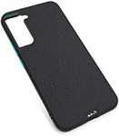 Mous for Samsung Galaxy S22 Case - Limitless 3.0 - Black Leather - Protective S22 Case - Shockproof Phone Cover