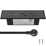 CCCEI Recessed Power Strip with 20W