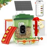 Bilantan Smart Bird Feeder with Camera Solar Powered, Lifetime Free AI Bird Feeder Camera 2.5K Motion Activated Wireless Outdoor with Hummingbird Feeder, for Up-Close Bird Watching