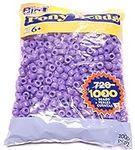 Darice Opaque Purple Pony Beads, 9m