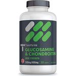 Transforme Glucosamine and Chondroitin High Strength 500mg/400mg, 365 Tablets Up to 1 Year Supply, Glucosamine Complex with Superior Chondroitin Sulphate (90% Potency), UK Made