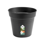 elho Green Basics Growpot 17 - Flower Pot for Grow your Own - Ø 17.0 x H 15.8 cm - Black/Living Black