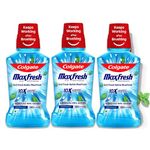 Colgate Maxfresh Plax Antibacterial Mouthwash, 24/7 Fresh Breath - 750ml (Pepper Mint) - (Pack of 3 x 250ml)