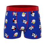 CRAZYBOXER Men's Mickey and Friends Christmas Boxer Briefs Large