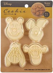 Skater CSM1-A Disney Winnie The Pooh Stamp Cookie Cutter Set of 4