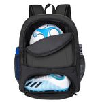 Soccer Ball Bag-Backpack for Basketball,Football ,Volleyball ,Sports Bag with Separate Cleat Shoes and Ball Compartment and inside Laptop Sleeve for Travel,Gym,Hiking,School Team