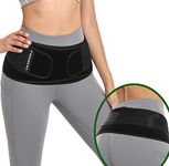 Sacroiliac SI Hip Belt for Women Men SI Joint Hip Belt - Lower Back Support Brace - Hip Braces for Hip Pain - Pelvic Support Belt - Adjustable Sciatica Pelvis Lumbar Pain Relief Trochanter Brace,PLUS (Hip Size 44"-55")