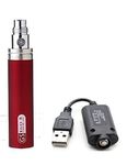 RED GS eGo II 2200mAh e Cig 3-colour LED indicator Battery & USB Charger,No Nicotine