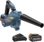 SENIX 20V Cordless Leaf Blower, Electric Blowers with Brushless Motor, 3 Variable Speed Modes, 75 CFM and 180 MPH, 2.5Ah Battery and Charger Included, Lightweight Leaf Blowers for Lawn Care (BLX2-M)