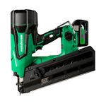 Metabo HPT 36V MultiVolt Cordless Plastic Strip Framing Nailer Kit, 21 Degree Framing Nailer with Power Tool 2.5Ah Lithium Ion Battery, Drives 2" to 3-1/2" Nails, NR3690DR