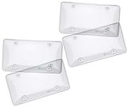 Zone Tech Clear License Plate Cover