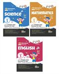 Class 1 Olympiad Champs Combo (set of 3 books) Science, Mathematics, English with Chapter-wise Previous 10 Year (2013 - 2022) Questions 4th Edition | Complete Prep Guide with Theory, PYQs, Past & Practice Exercise