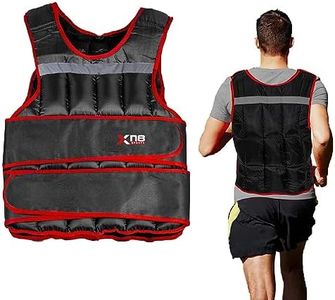 Xn8 Weighted Vest Adjustable- 10kg,15kg,20kg Body Weight Vest for Strength Training, Running, Home Gym, Fitness- Weighted Running Vest for Core Muscle Weight Loss Bone Density Improvement Men & Women
