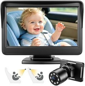 Baby Mirror for Car, Back Seat Baby Car Camera with Night Vision, View Infant in Rear Facing Seat with 4.3-Inch HD Display, Observe The Baby's Every Move at Any Time while Driving