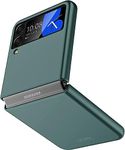 Kapa Ultra Thin Back Case for Samsung Galaxy Z Flip 3, Full Body Protection Hard Back Cover, Green, Poly Carbonate